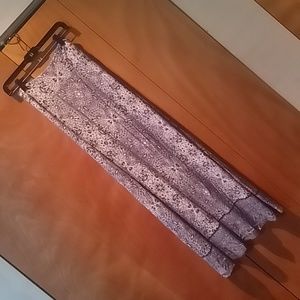 Maxi skirt, xs, Cynthia Rowley, 2 shades of blue & white
